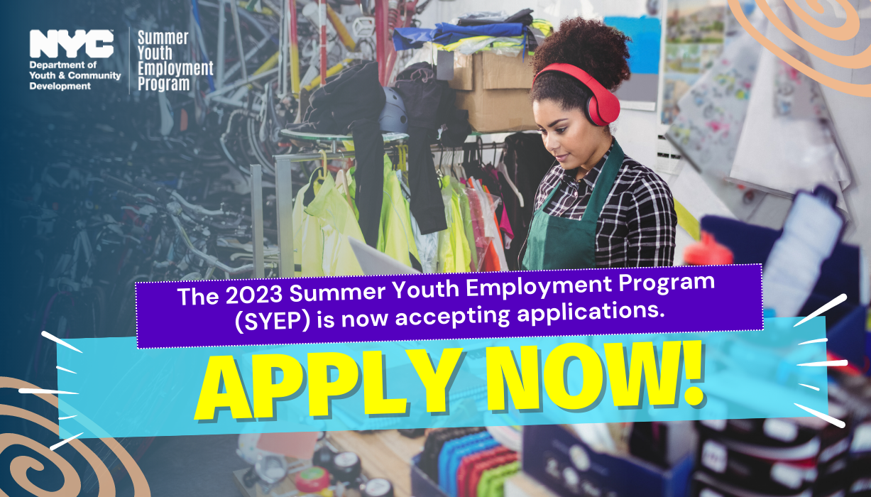 Summer Youth Employment Program Apply Now! FDC